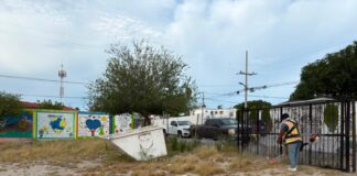 Realizó Municipio limpieza y chapoleo en Escuela Primaria de La Escondida