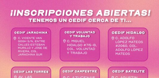 Realiza DIF-Reynosa inscripciones de talleres CEDIF en 8 Centros