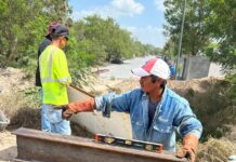 Avanza cimentación de puente peatonal en la Campestre 2