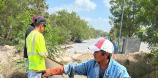 Avanza cimentación de puente peatonal en la Campestre 2
