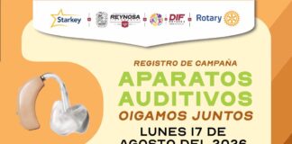 Realiza DIF-Reynosa hoy registro para campaña de aparatos auditivos “Oigamos Juntos”