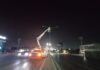 Encendió Servicios Públicos luminarias del bulevar Hidalgo