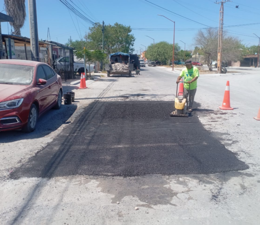 Avanza bacheo en Reynosa con atención a vialidades de distintos sectores