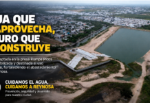 Supervisan presa Rompe Picos para prevenir riesgos y aprovechar el agua captada en Reynosa