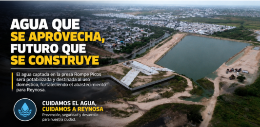 Supervisan presa Rompe Picos para prevenir riesgos y aprovechar el agua captada en Reynosa