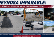 Servicios Públicos mantiene labores permanentes para atender colonias de Reynosa