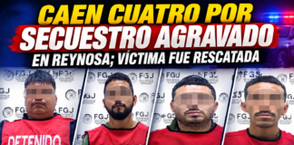 Detienen a cuatro por presunto secuestro agravado de una mujer en Reynosa