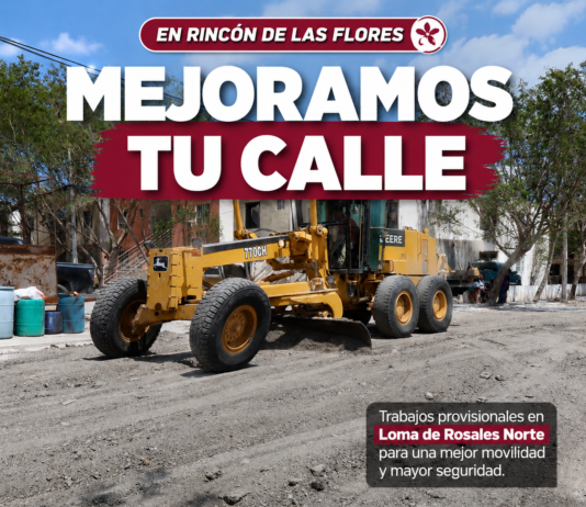 Atiende Gobierno de Reynosa peticiones vecinales con mejoras provisionales en vialidad de Rincón de las Flores