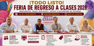 Gobierno de Reynosa impulsa el comercio local con la Feria de Regreso a Clases 2026 y descuentos de hasta 40%