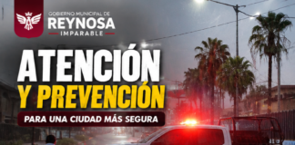 Gobierno de Reynosa refuerza vigilancia preventiva en vialidades para brindar atención oportuna