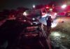 Atendieron Bomberos de Reynosa incendio en yonke