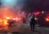 Sofocó PCyB incendio de vehículo en la colonia Benito Juárez