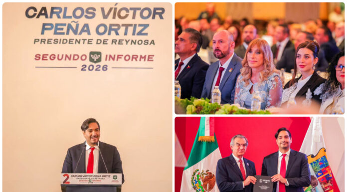 Carlos Peña Ortiz presenta resultados de su Segundo Informe de Gobierno en Reynosa