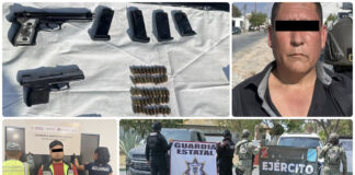 Dos detenidos y una persona liberada en operativos de seguridad en Tamaulipas