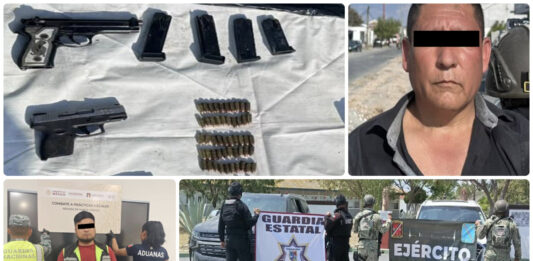 Dos detenidos y una persona liberada en operativos de seguridad en Tamaulipas