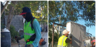 Familias de Balcones de Alcalá participan en jornada contra criaderos de mosquitos