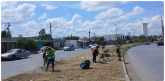 Limpieza urbana mejora vialidades y espacios públicos de Reynosa
