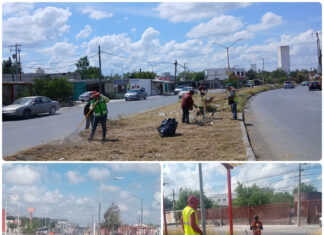 Limpieza urbana mejora vialidades y espacios públicos de Reynosa