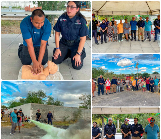 Reynosa acerca acciones de prevención a las familias ante situaciones de emergencia