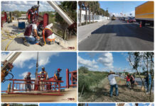 Beto Granados mantiene trabajos de rehabilitación vial y mejora de espacios públicos en Matamoros