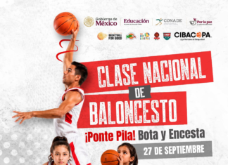 Convoca Carlos Peña Ortiz a familias de Reynosa a participar en Clase Nacional de Baloncesto