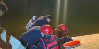 Protección Civil rescata cuerpo humano del canal Rodhe en Reynosa