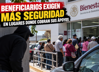 Derechohabientes de programas sociales piden reforzar seguridad en puntos de atención en Reynosa