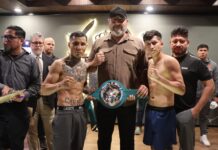 Todo listo para “Imparables del Ring”; se realizó la ceremonia de pesaje