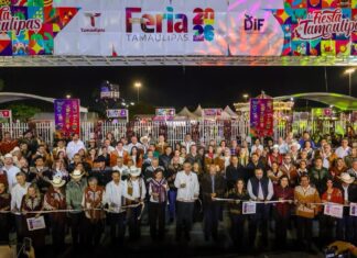 Asistió Carlos Peña Ortiz con el Gobernador Américo Villarreal Anaya a la Feria Tamaulipas 2026
