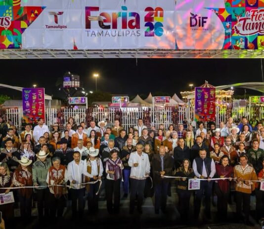 Asistió Carlos Peña Ortiz con el Gobernador Américo Villarreal Anaya a la Feria Tamaulipas 2026