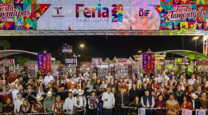 Asistió Carlos Peña Ortiz con el Gobernador Américo Villarreal Anaya a la Feria Tamaulipas 2026