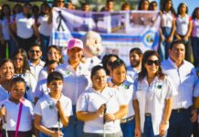 Participa DIF-Reynosa en caminata por la inclusión de personas con discapacidad visual