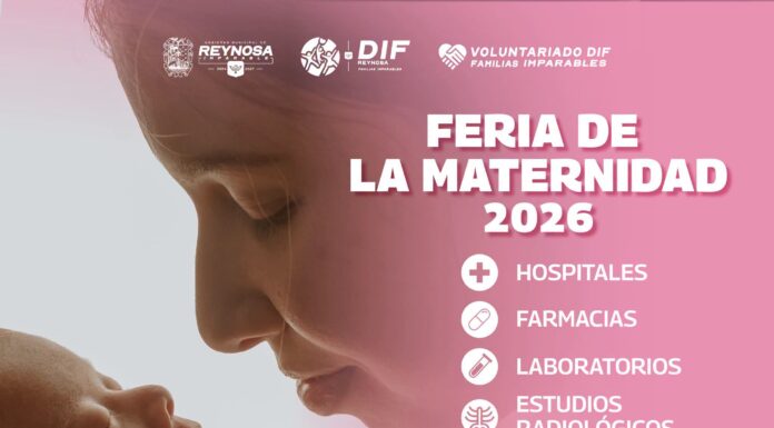 Invita DIF-Reynosa y Voluntariado a participar en la Feria de la Maternidad 2026