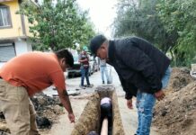 Rehabilita COMAPA drenaje sanitario en la colonia Narciso Mendoza