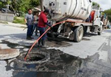Realizó COMAPA sondeo de línea general en colonia Riberas de Rancho Grande