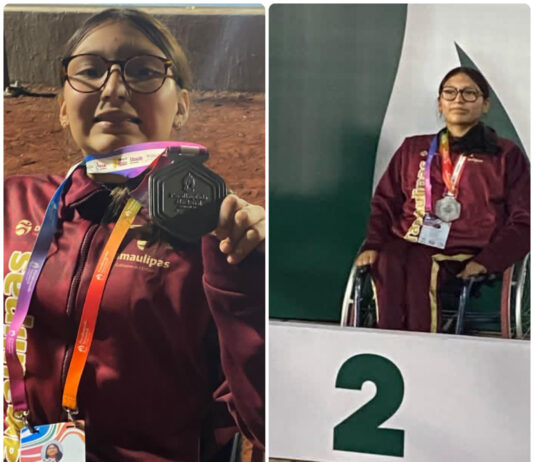 Zoe Jazmín Saucedo conquista dos platas para Reynosa en la Paralimpiada Nacional CONADE 2026