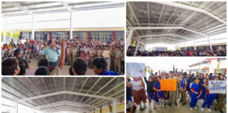 Carlos Peña Ortiz entrega techumbre a secundaria de Puerta Grande y anuncia próxima apertura de nuevo CBTIS