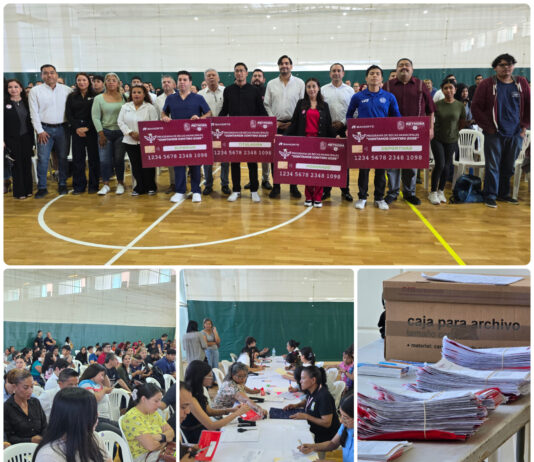 Carlos Peña Ortiz entrega becas a más de 6 mil estudiantes y reafirma su compromiso con la educación en Reynosa