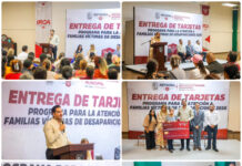 Carlos Peña Ortiz respalda a familias de desaparecidos con entrega de apoyos en Reynosa