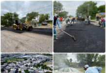 Gobierno de Carlos Peña Ortiz mejora infraestructura vial en la colonia Fundadores de Reynosa