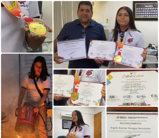 Estudiante del CETis 78 de Altamira conquista medalla de oro internacional con innovador proyecto para combatir incendios