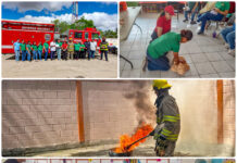Capacitan a maestros de Reynosa en primeros auxilios y uso de extintores para prevenir emergencias escolares