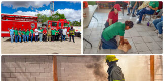 Capacitan a maestros de Reynosa en primeros auxilios y uso de extintores para prevenir emergencias escolares