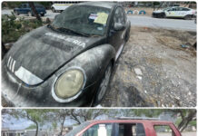 Advierten multas por vehículos abandonados en calles de Reynosa; notifican a responsables en la colonia 20 de Noviembre
