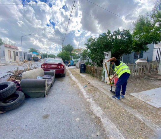 Limpieza Imparable avanza en colonias de Reynosa con retiro de basura y maleza