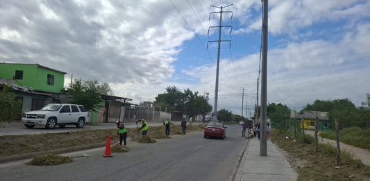 Gobierno de Reynosa intensifica limpieza en avenida Las Torres de Valle Modelo