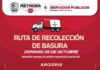 Recolección de basura llega este domingo a diez colonias de Reynosa para mantener limpia la ciudad