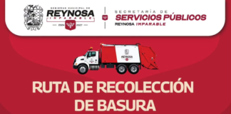 Recolección de basura llega este domingo a diez colonias de Reynosa para mantener limpia la ciudad