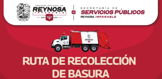 Recolección de basura llega este domingo a diez colonias de Reynosa para mantener limpia la ciudad