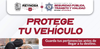 Gobierno de Reynosa llama a prevenir cristalazos y proteger pertenencias dentro de vehículos